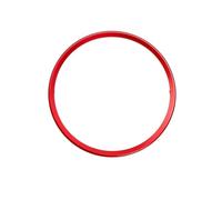 Car Interior Trim Car Steering Wheel Decoration Ring Trim Cover Sticker For A1 A3 A4 A5 A6 A7A8 Q3 Q7 SQ5 S1 S3 S4 S5 S6 S7 S8 RS3 RS5 RS6 Car Interior Accessories(Red)