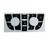 Car Interior Trim Cover Compatible with Opel for Astra J for GTC 2009-2015 Climate Panel Dashboard Climate Fixing Decals MP3 Control CD Repair Panel(Size1)