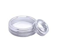 Car Interior Trim Cover for A3 V8 S3 2014 2015 2016 2017 2018 2019 2pcs Car Interior Center Button Cover Multimedia Knob Volume Trim Sticker(Silver)