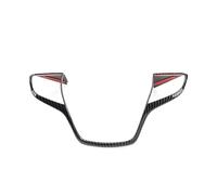 Car Interior Trim Covers For Genesis For G70 Carbon Fiber ABS Steering Wheel Frame Cover Interior Steering Tuning Handle Button Panel Stickers