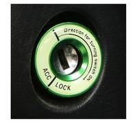 Car Interior Trim Covers For VW For G&olf 4 5 6 7 For J&etta MK6 MK5 For Polo For p&assat B5 B6 B7 For Octavia Luminous Ignition Key Ring Switch Sticker(Red)