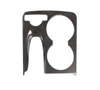 Car Interior Trim For Benz For GLK X204 2008-2015 / ABS Chrome Carbon Fiber Car Console Water Cup Holder Frame Cover Trim(Carbon Fiber)