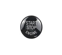 Car Interior Trim For BMW E87 E60 E83 E84 E89 E90 E91 E92 E93 Interior Car Engine Start Button Cover Stop Switch Car Interior Decoration(Black)