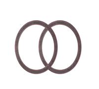 Car Interior Trim For BMW E90 E92 E93 Series 3 Car Interior Door Horn Ring Speaker Panel Trim Stickers Car Interior Decoration(Red B)