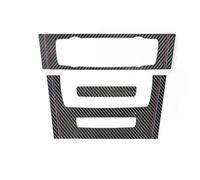 Car Interior Trim For BMW E90 E92 E93 Series 3 Center Console CD Panel Trim Frame Car Interior Car Interior Decoration(Carbon Leather A)