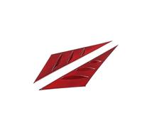 Car Interior Trim For Chevrolet For Corvette C6 2005-2013 / Real Carbon Fiber Car Front Windshield Glass A-Pillar Trim Cover Triangle Spoiler Trim(Style4)