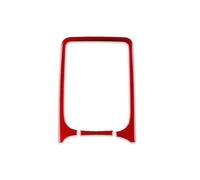 Car Interior Trim for Dodge for Durango 2014-2020 Central Control Panel Navigation Car Cover Interior Trim Real Carbon Fiber Sticker Car Interior Decoration(Red)