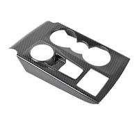 Car Interior Trim For For Focus 2019 2020 2021 Middle Gear Box Water Cup Cover Car Trim Carbon Fiber Style Car Decoration Interior