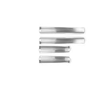 Car Interior Trim For Genesis GV70 2025 Car Door Sill Protective Pad Cover Guards Front Rear Welcome Pedal Threshold Strip Trim Strip(Silver)