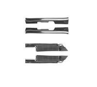 Car Interior Trim For Hyundai For Palisade 2025 2026 LX3 Inner Door Sill Scuff Plate Cover Trim Welcome Pedal Threshold LHD/RHD Trim Strip(Black 4X)