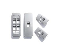 Car Interior Trim For Land For Rover For Discovery For Sport 2015 2016 2017 2018 2019 ABS Silver Car Window Lift Switch Frame Cover Trim Stickers Car Accessories Interior Cover Trim(5)