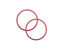 Car Interior Trim for Land for Rover for Range for Evoque for Convertible for Ember Car Door Audio Speaker Ring Cover Trim Sticker Car Interior Decoration(Red)