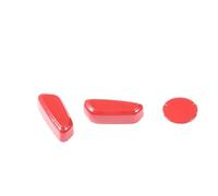 Car Interior Trim For Maverick 2022 / ABS Glossy Car Seat Side Adjustment Button Cover Trim Parts(Red)