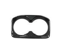 Car Interior Trim For Peugeot 3008 GT 2017-2021 Car Accessories Car Window Lift Switch Button Cover Trim Door Armrest Panel Frame ABS Carbon Fibre Car Interior(Water cup frame)