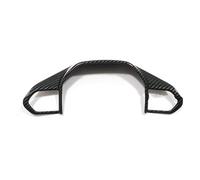 Car Interior Trim For Peugeot 3008 GT 2017-2021 Car Accessories Car Window Lift Switch Button Cover Trim Door Armrest Panel Frame ABS Carbon Fibre Car Interior(Steering wheel)