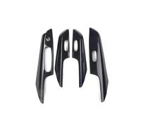 Car Interior Trim LHD RHD For Nissan For Navara NP300 ST 2014-2019 Terra Inner Door Armrest Window Lift Switch Button Panel Cover Trim Accessories Panel Cover Trim(RHDABS carbonfiber A)