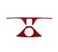 Car Interior trim Sticker Compatible With BMW For F44 2020 2021 2022 2023 Car Central Control Water Cup Holder Cover Trim Sticker Car Accessories(Red)