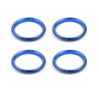 Car Interior trim Sticker For A3 8V 2014-2020 Car Styling Central Control Air Conditioning Vent Outlet Cover Trim Interior Accessories(Blue)