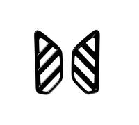 Car Interior Trim Stickers Compatible with Nissan for Kicks 2025 2026 LHD Car Side Upper Dashboard AC Outlet Cover Trim Sticker Accessories(Black)
