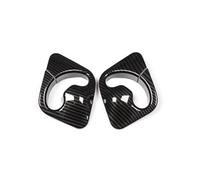 Car Interior Trim Strips For BMW For X5 F15 2014 2015 2016 2017 2018 Car Seat Safety Belt Decorative Cover Sticker Frame Trim Accessories(Carbon fiber style)
