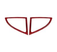 Car Interior Trim Strips For Cayman GT4 For GTS For RS 718 982 2016-2022 Rear Triangle Window Decoration Frame Interior(Red)
