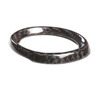 Car Interior Trim Strips For Maserati For Ghibli 2014-2021 Carbon Fiber Dashboard Clock Cover Decoration Frame Car Interior