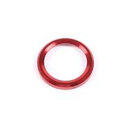 Car Interior Trim Strips for Maverick 2022 2023 2024 2025 Car Interior Start Stop Button Knob Switch Decoration Ring Cover(Red)