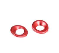Car Interior Trim Strips For Toyota For GR For Supra A90 A91 For MK5 2019 2020 2021 2022 2023 2024 2025 Car Interior Door Speaker Ring Cover Trim(Red Alloy)