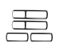 Car Interior Trim Strips For Toyota For Highlander For Kluger XU70 2020-2023 Car Rear Roof Upper Air Conditioner Vent Outlet Cover Frame Trim(Black)