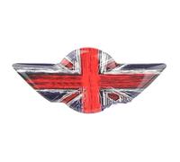 Car Interior Union Jack Steering Wheel Emblem Sticker Compatible with Mini for Cooper for R50 R52 R53 R55 R56 R60 R61 F54 F55 F56 F57 F60 Car Interior(3)