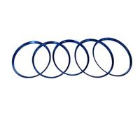 Car Interior Vent Cover Compatible With Mercedes For Benz For B Class 2011-2019 Air Conditioner Vent Outlet Ring Trim Car Vent Decorative Cover 5Pcs/Set
