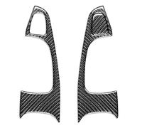 Car Interior Window Lift Button Frame Panel Trim Cover Car Interior Accessories Decorative Stickers For BMW For E46 1998-2005 centre console panel(Black)