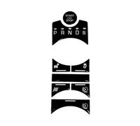 Car Interiors for Jaguar for XF X250 2012 2013 2014 2015 Black Starter Button Decals Car Accessories Gear Sticker Epoxy Shifter Covers(Gear Sticker)