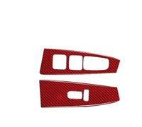 Car Interiors For Kia For Sedona 2013-2016 Suitable Carbon Fiber Front Car Lifting Window Panel Decoration Patch Interior(A2)