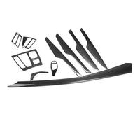 Car Internal Handles for BMW X5 X6 F15 F16 14-19 Carbon Fiber Center Console Panel Inner Door Strip Trim Shift Knob(X6 10PCS)