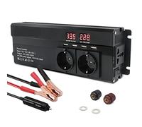 Car Inverter 2600W Power DC 12V/24V to AC 220 LED Display & 4USB Converter Charger Transformer