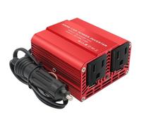 Car Inverter 300W DC 12V to AC 110V/220V Converter Dual USB 3.1A Charging 50Hz/60Hz Corrected Sine Wave Inverter(WHITE)
