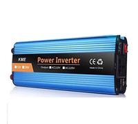 Car Inverter, Car Power Inverter 3000/4000/5000/6000W Power Inverter Modified Sine Wave Display DC 12V/24V To AC 220V Solar Dual USB Car Transformer Convert(4000W,12V)