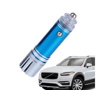 Car Ionizer - ABS PC Compact Ionic Purifier, Powered Odor Eliminator Device, Crystal Shape Dome Design for Vehicle Interior | Mini Cleaner for Dust Pollen Bad Smell