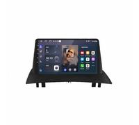 Car Ips Touchscreen for Renault Megane 2 2002-2009 Hd Touch Screen, Wireless Apple Carplay Screen for Car, Gps Navigation Bluetooth Hands-Free Calling, 4 Core 1G+16G