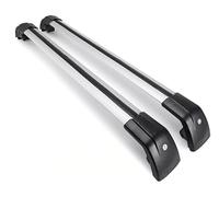 Car Iuggage Rack Cross Bar For Jaguar For F-Pace 2016-2025 Roof Rail Rack Lockable Cargo Carrier Crossbars Bar Baggage 2PCS Roof Rack Crossbar(Black With Silver)