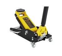 Car Jack 1.5-3 Ton Floor Jack Aluminum&Steel Racing Jack W/Single Pistons Quick Lift Pump Tire Chan Lifting Repair Tool For Cars(2.5 Ton)