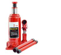 Car Jack, 2/5/10 Ton Hydraulic Bottle Jack Car Hydraulic Jack Welded Hydraulic Car Bottle Jack for Car Pickup Truck RV Repair(2 Ton)