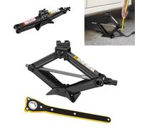 Car Jack Kit, 2 Ton Scissor Jack for Car with Labor-Saving Ratchet, Tire Jack Tool Kit, Universal Car Emergency Kit, Ideal for SUV and Auto, Max Lift Height 360mm