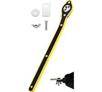 Car Jack Wrench, 360° Swivel Labor-Saving Car Jack Ratchet Wrench with Long Handle, Scissor Jack Lift Speed Handle Tool for Travel, Van, SUV and Other Vehicles