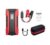 Car Jump Starter, 1200A/1500A Jump Starter Battery Pack, Peak Jump Starter with Force Start Function, Car Jump Starter with Air Compressor, with USB Ports, LCD Display, Portable 12V Jump Box (B)