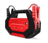 Car Jump Starter 12V/24V - Super Safe with Emergency Light & Power Bank, Operates in Extreme Temperatures from -20°C to 60°C, Ideal for Cars, Trucks & Vans