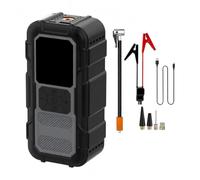 Car Jump Starter - 4000a Battery Booster | 12v With Air Compressor | Portable emegency Power Pack, Led emegency Light, Fast Charging, For 9.0l Petrol & 7.5l dieseel Engines
