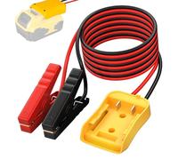 Car Jump Starter Adapter for DeWalt 20V battery, 12 AWG Cable Convert to Jumper Starter Automotive Booster, for Jump starting Cars Trucks Tractors (NO Battery)