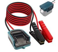 Car Jump Starter Adapter for Makita 18V Battery, 18V Universal Starter Adapter with Heavy-Duty Clamps, Automotive Booster Cables, for Jump Starting Using Tool (No Battery)